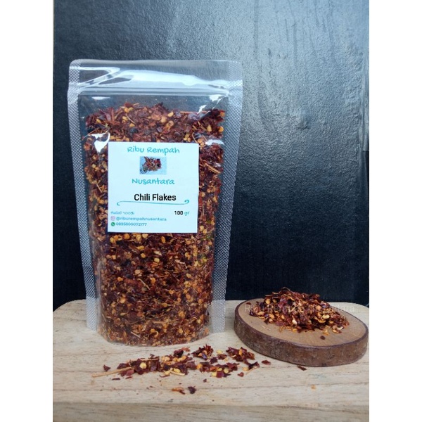 

100gr Hot Chili Flakes / Cabai Kasar Ekstra Pedas