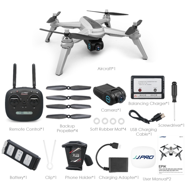 jjpro x5 epik gps camera drone