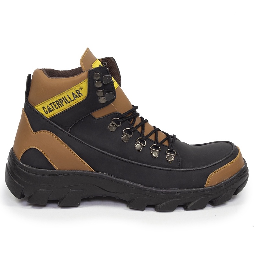 SEPATU CATERPILLAR ARGON SEPATU BOOTS SAFETY PRIA UJUNG BESI - Bisa Bayar Di Tempat