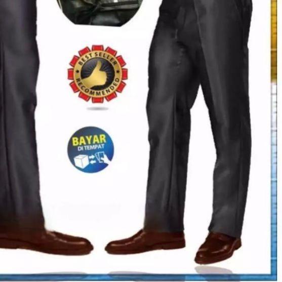 Celana Kantor Pria Bahan Mengkilat Slim Metallic Keren Realpict Trend Terkini 27 38