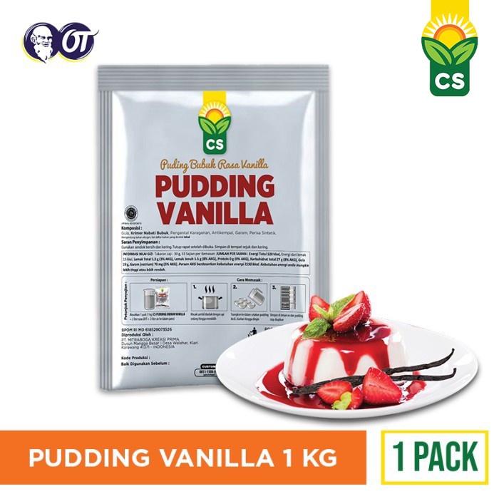 

DISKON - (BISA COD) CS FOOD Pudding Vanilla - 1 Kg