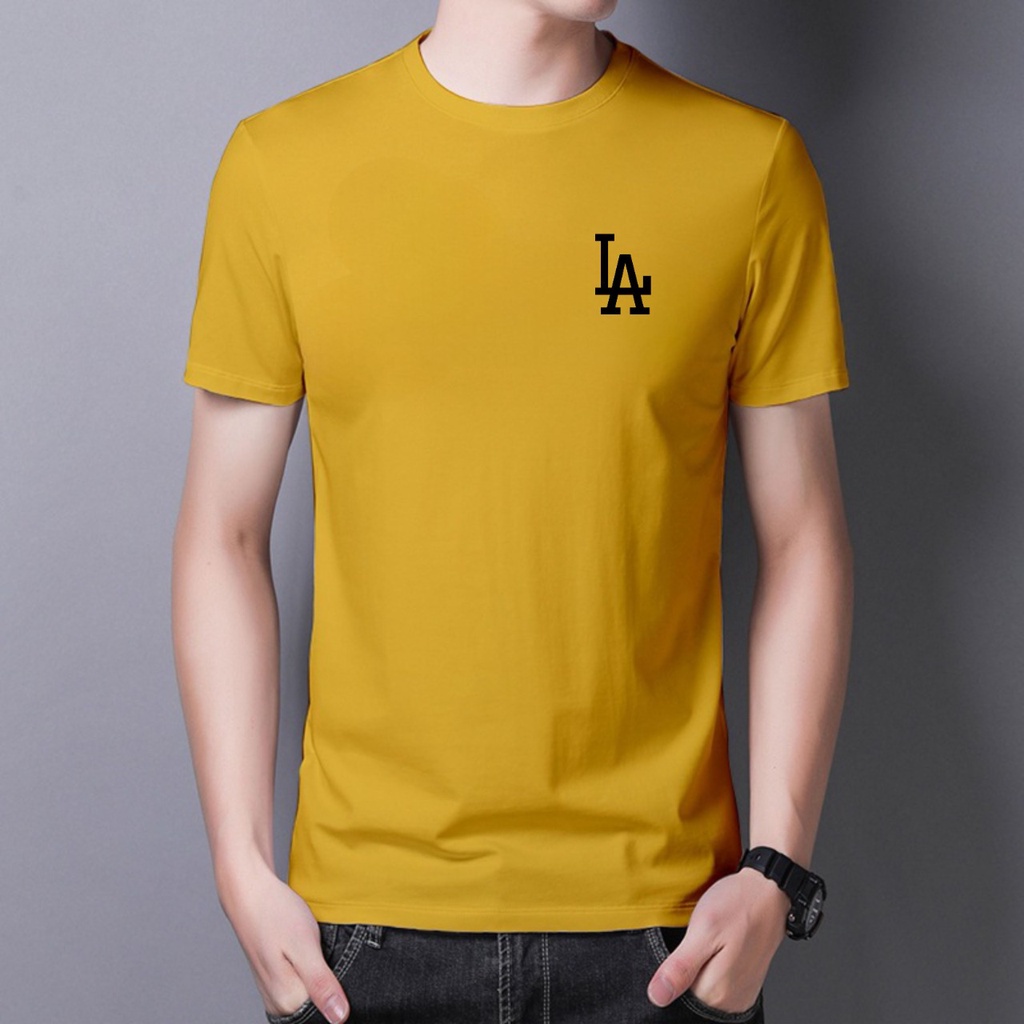 9SEVEN-KAOS DISTRO T-SHIRT FASHION MOTIF SIMPLE LA | KAOS SIMPLE PRIA | KAOS UNISEX