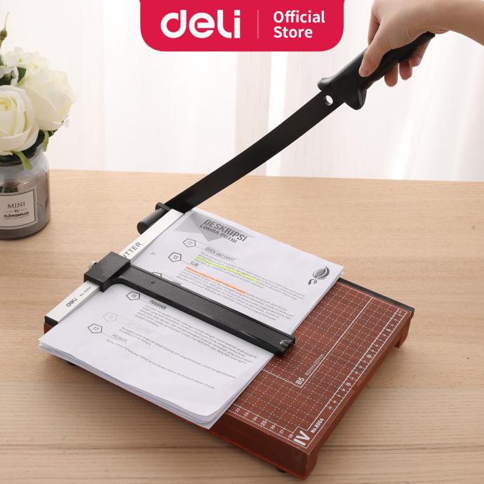 

✨BISA COD✨ Deli Paper trimmer pemotong kertas 8004