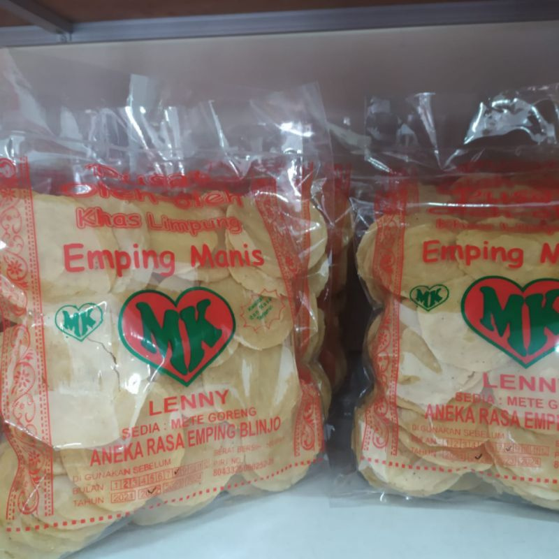 Emping Melinjo Manis Mentah MK 500gr