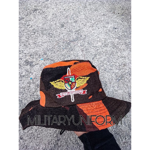 TOPI RIMBA LORENG PP LOGO WINGS pemuda Pancasila