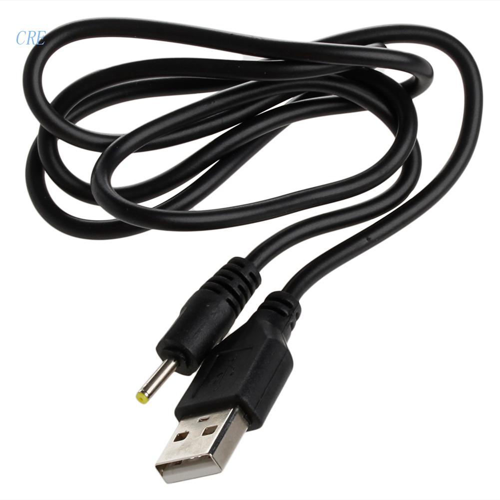 Cre Adapter Kabel Power Supply 5V 2A AC 2.5mm Ke DC USB Untuk Tablet