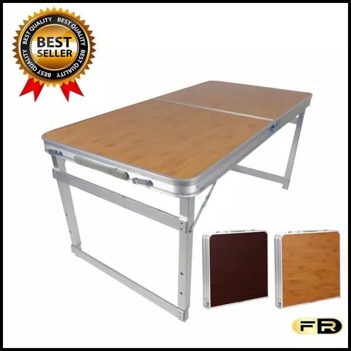 Meja Lipat Portable Hpl / Meja Lipat Koper Serbaguna Import