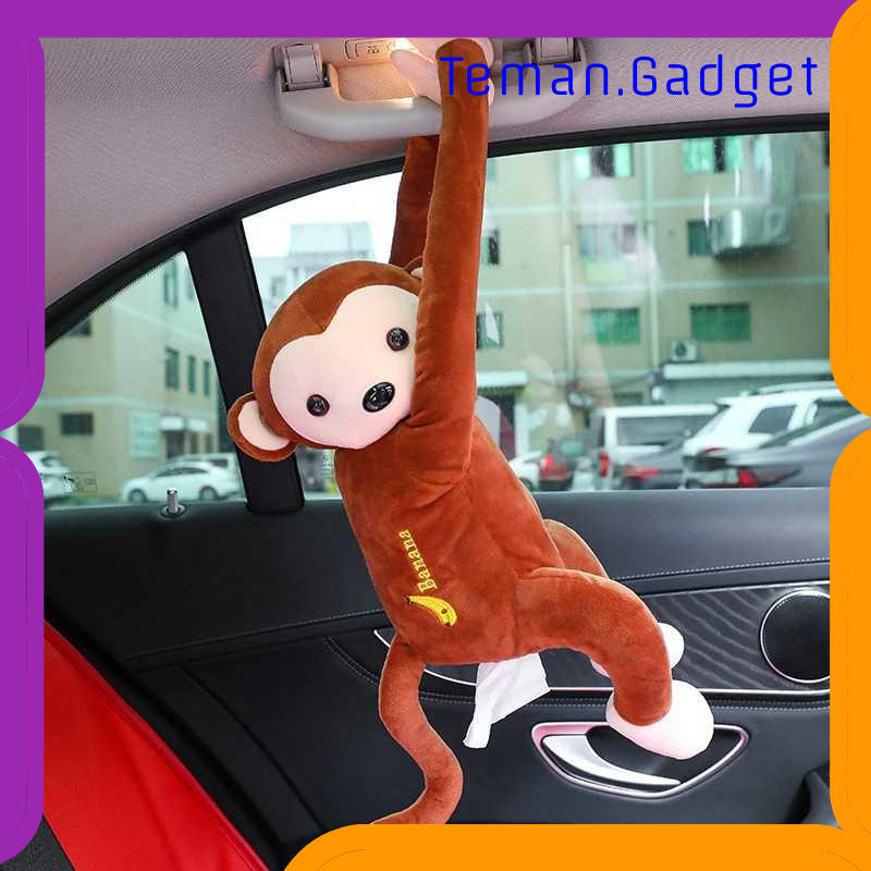 TG-DG2021 EAFC TEMPAT TISU MOBIL CARTOON MONKEY CAR HANGING TISSUE BOX - EA311
