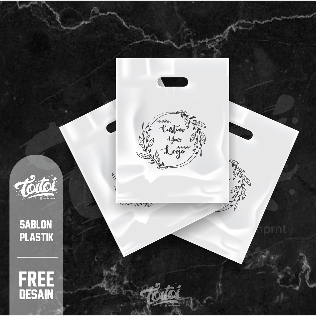 sablon plastik custom/plastik olshop/plastik distro custom