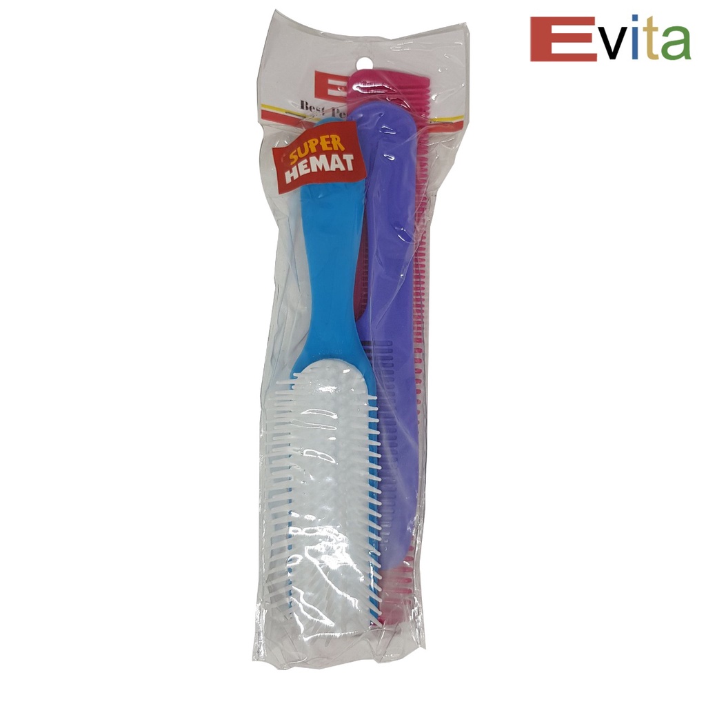 Evita Sisir Paket Set Super Hemat [ Isi 3 ]