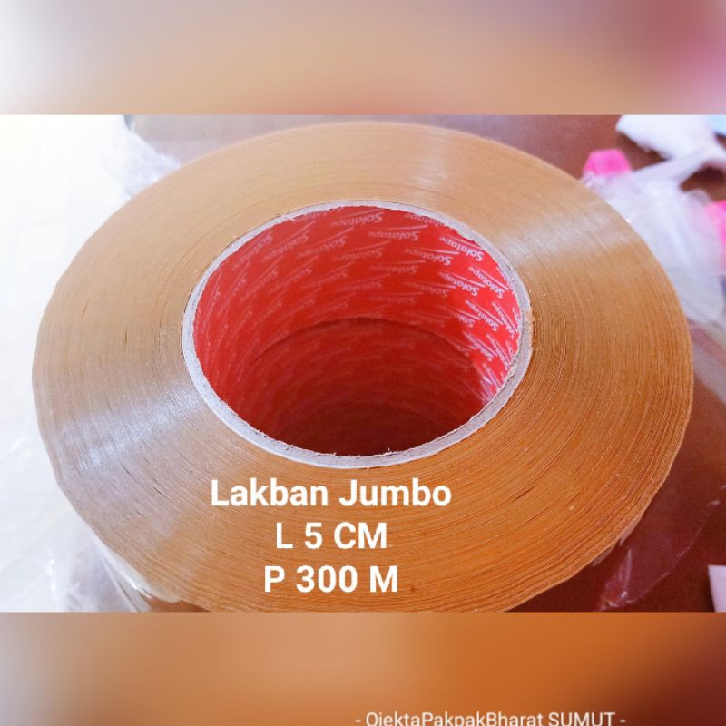 Lakban Jumbo L 4 CM P. 300 Meter
