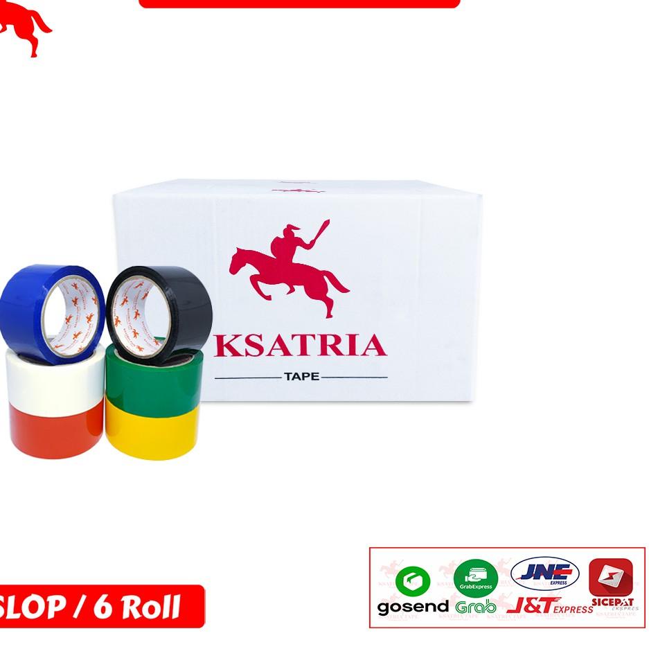

Harga Terjangkau Lakban OPP Tape / Lakban Warna KSATRIA Tape 60 Yard (1 Slop) NFG*