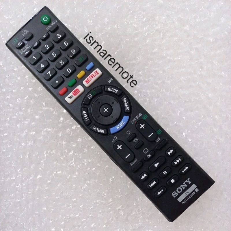 REMOTE REMOT TV SONY LED LCD 3D SMART TV YOUTUBE NETFLIX RMT-TX202P