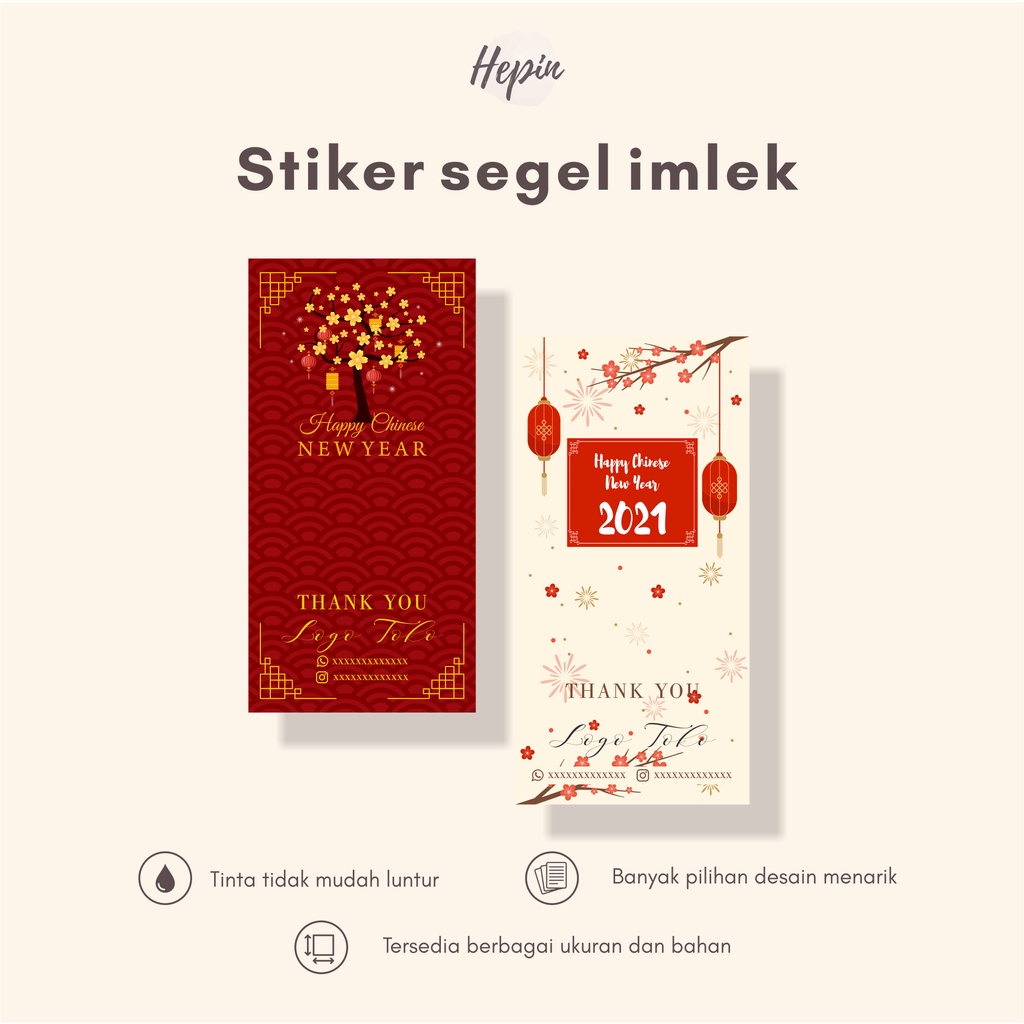 

Stiker Segel Box IMLEK - Stiker Hampers Box - Label Packaging