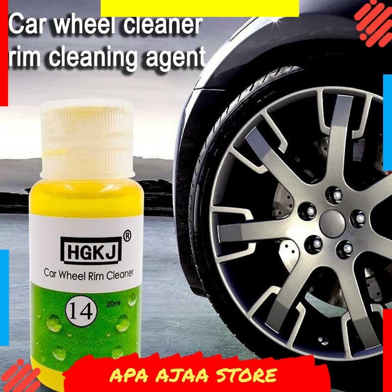 Terlariss !! HGKJ Cairan Pembersih Velg Mobil Car Wheel Rim Cleaner 20ml - HGKJ-14