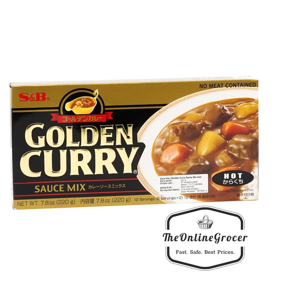 

（DIKIRIM DARI JAKARTA） SB Golden Curry 220gr – Kari Jepang