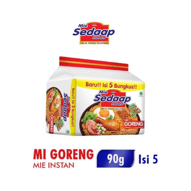 

MIE INSTAN SEDAAP GORENG ISI 5 PCS