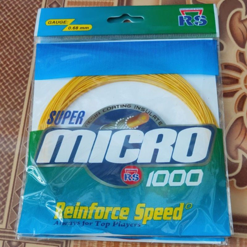 senar raket RS micro1000 untuk raket biasa