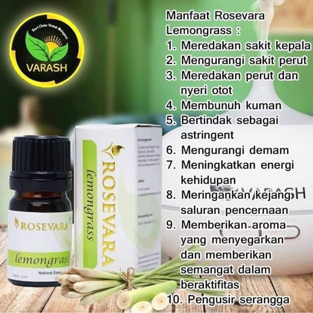 LEMONGRASS OIL - LEMONGRASS PURE MURNI ESSENTIAL OIL