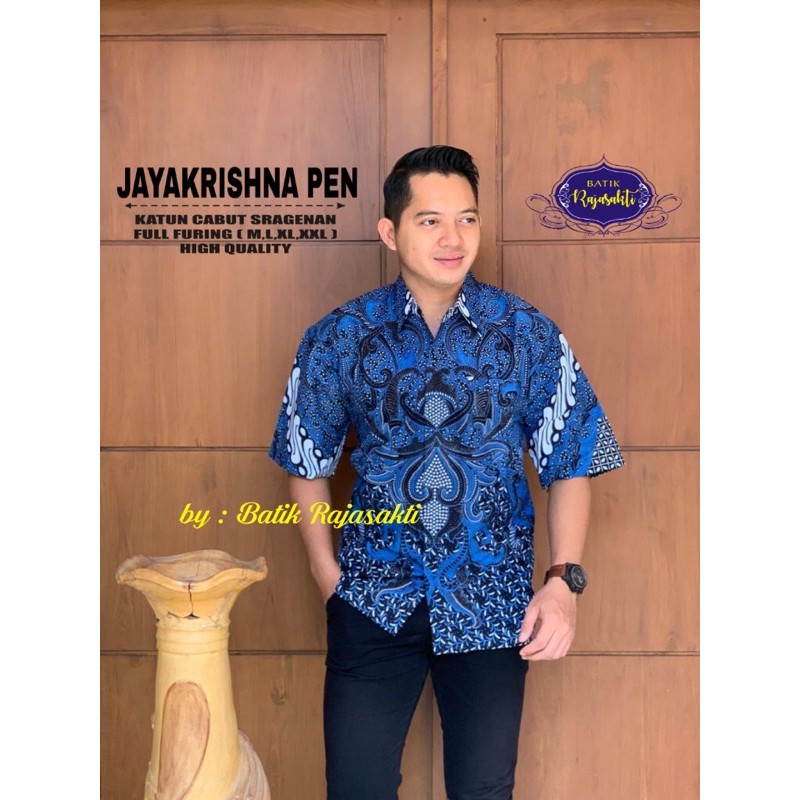 BATIK JAYAKRISHA FULL FURING KATUN HALUS SRAGENAN SIZE M-XXL HIGH QUALITY