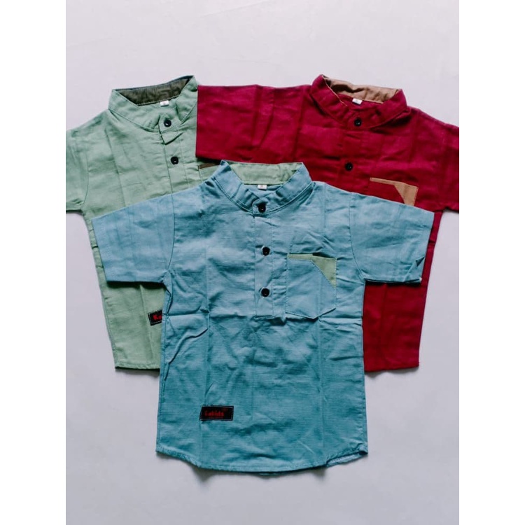 kemeja anak kemeja kemko kemeja koko kemeja pendek anak kemeja polos laris-1