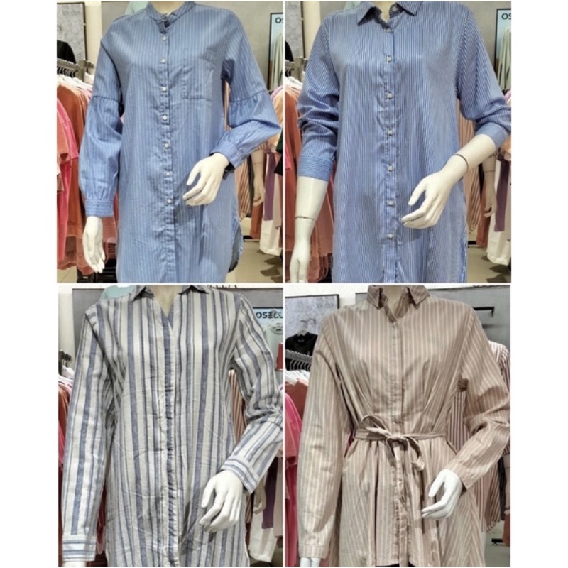 KEMEJA/TUNIK WANITA BRAND OSELLA (S-XL)