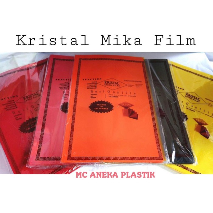 

Cuci Gudang Mika Jilid Warna 0,07Mm Kristal Folio Murah
