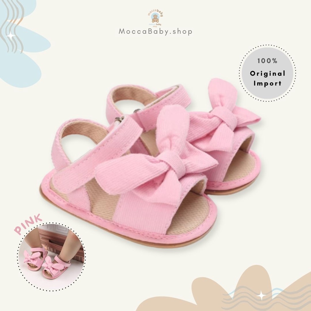 MBSS - PREWALKER Sepatu Anak Bayi Baby Shoes Sandal Casual Socks Anti Slip Bahan Import / BUNNY BITES