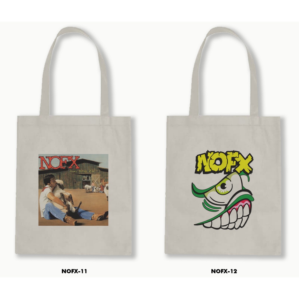 TOTE BAG BLACU - NOFX .01