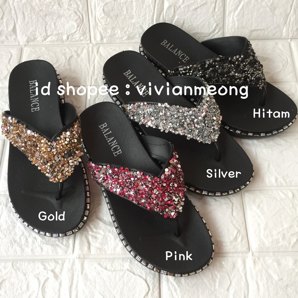 NEW BEST SELLER Sandal Jepit Wanita Sandal Jepit Jelly Shoes BLINK Sandal Wanita