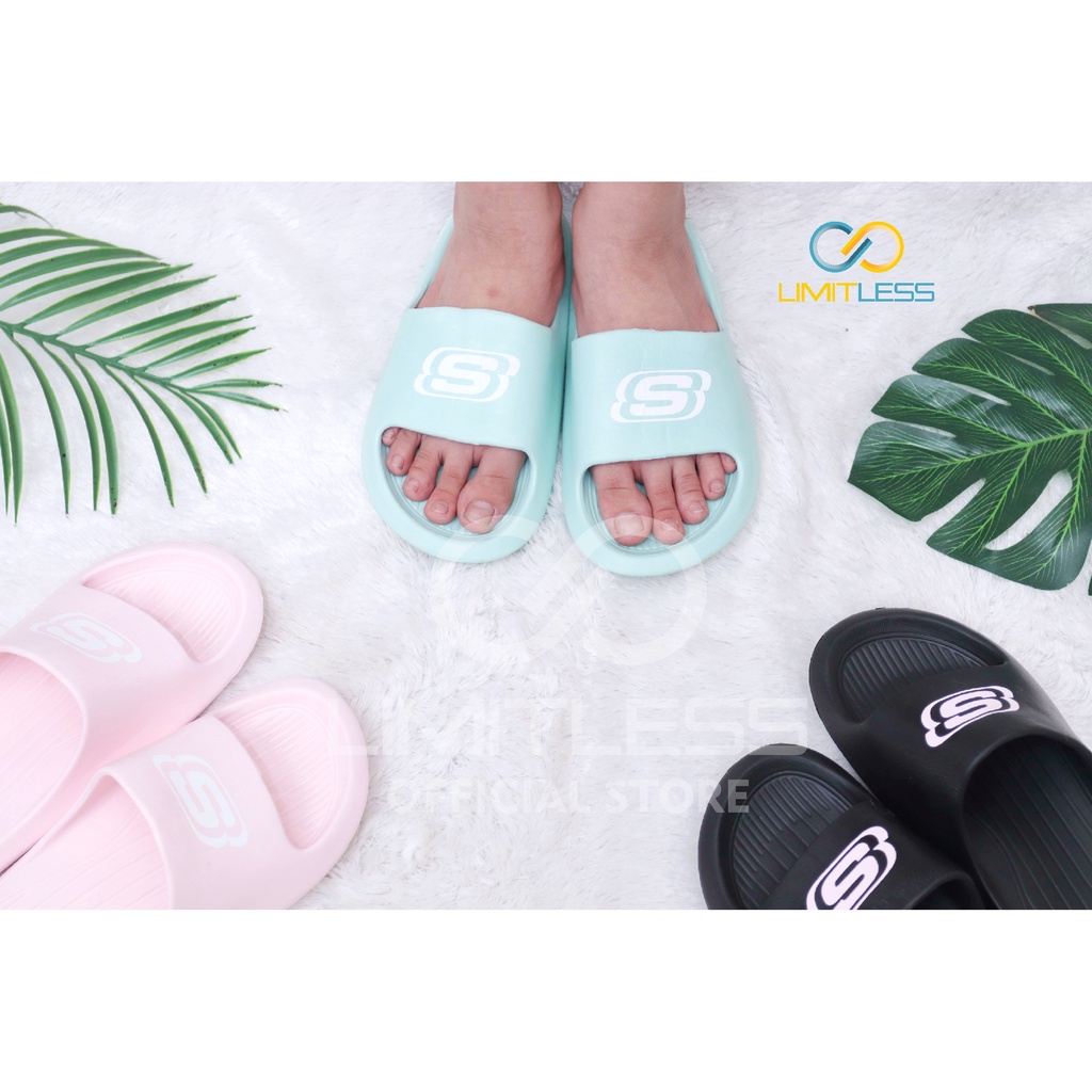 Sandal Selop Wanita Polos Andin Sendal Slop Eva Karet Wanita Jelly Sendal Rumah Cewek Sandal Couple Kekinian Terbaru