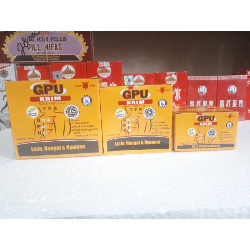 GPU cream ( balsem gosok pijat urat)