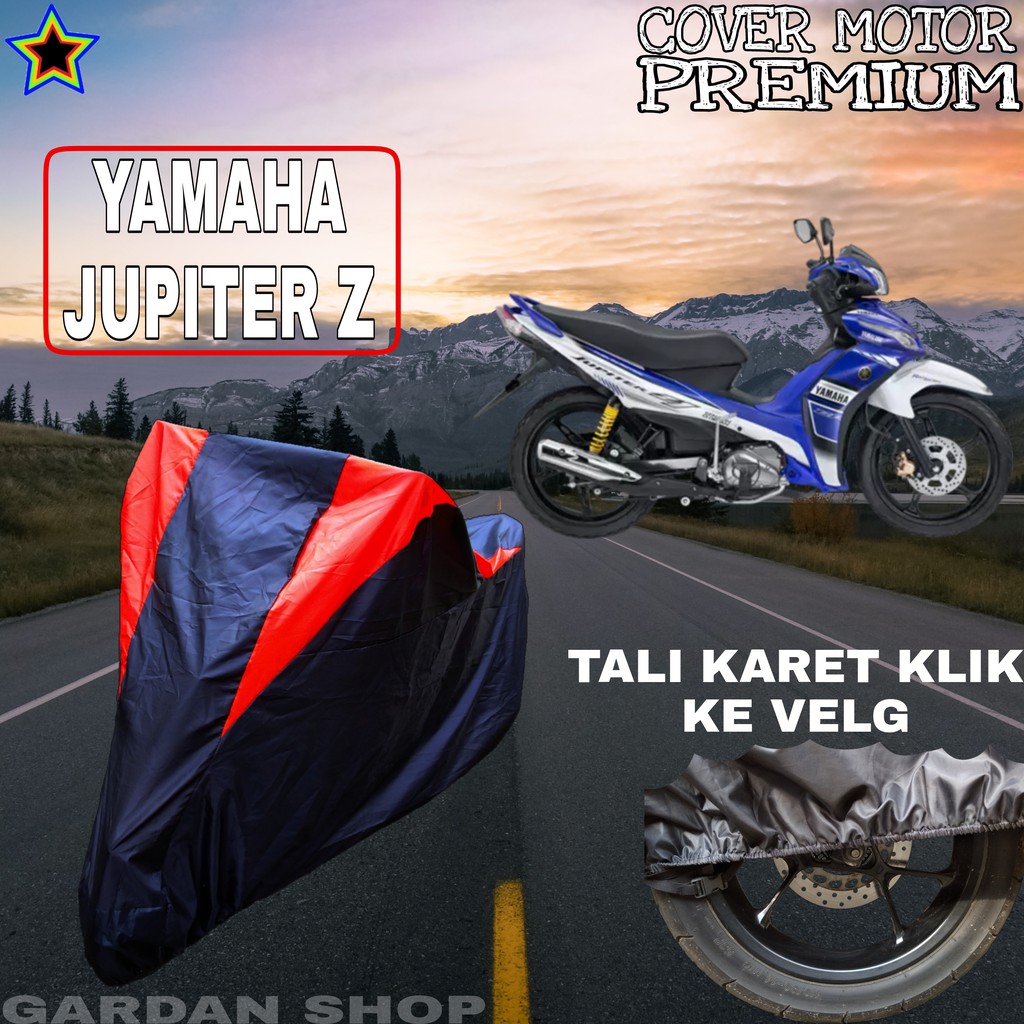 Sarung Motor YAMAHA JUPITER Z Hitam MERAH Body Cover Penutup Pelindung Motor Jupiter PREMIUM