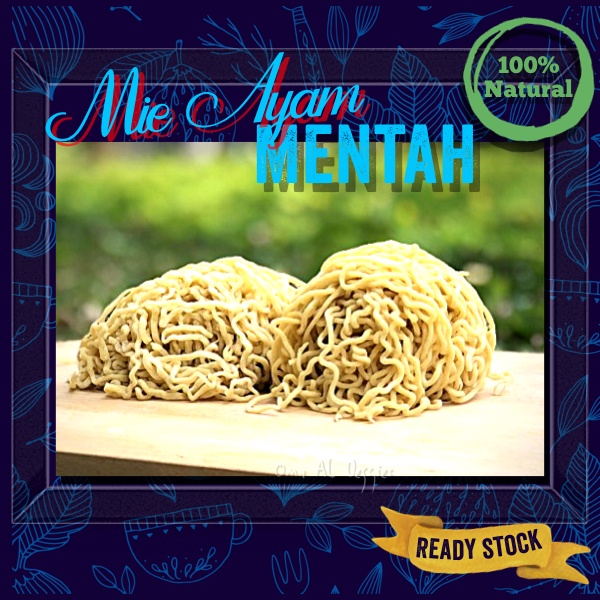 

MIE AYAM MENTAH / MIE KERITING BASAH PER PACK ± 500 Gr