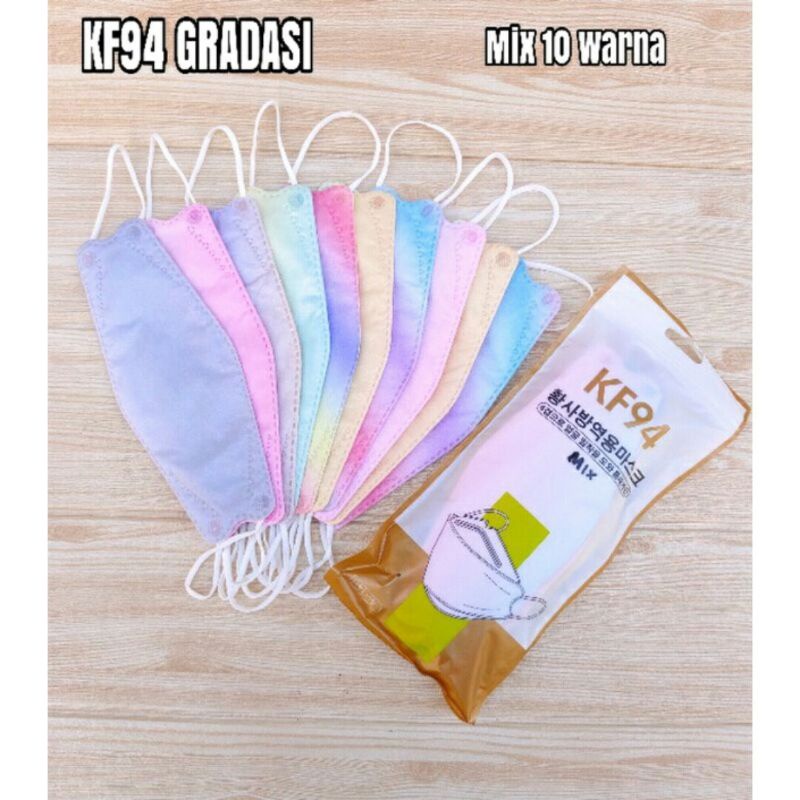 Masker KF94 Gradasi