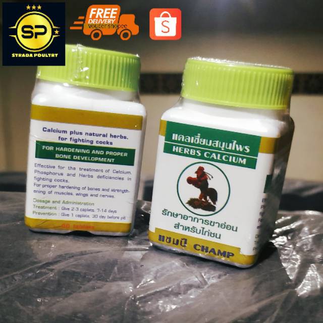 Herb calcium suplemen tulang ayam herbal calsium obat menguatkan tulang ayam 15kapsul repack