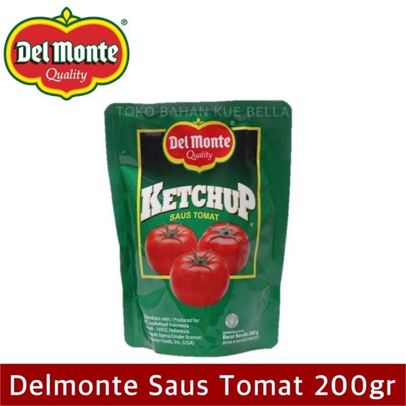 Delmonte TOMAT 200gr - Saus Tomat (POUCH)