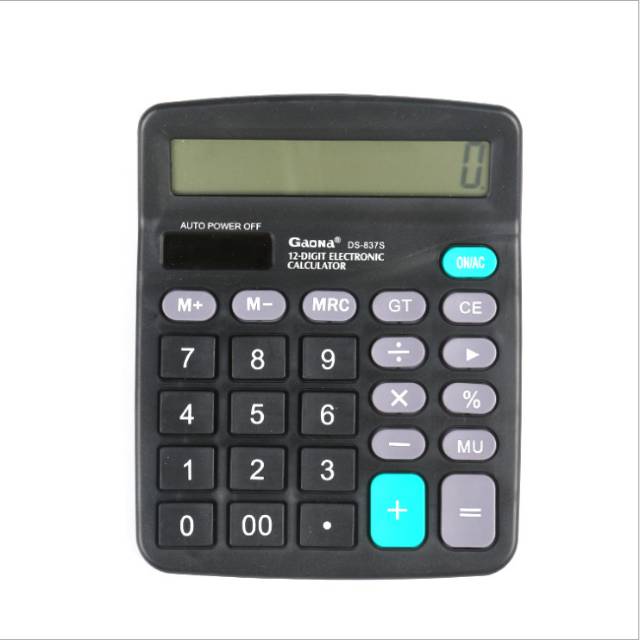 Kalkulator Energi Surya 12-Digit Electronic Calculator GAONA DS-837S