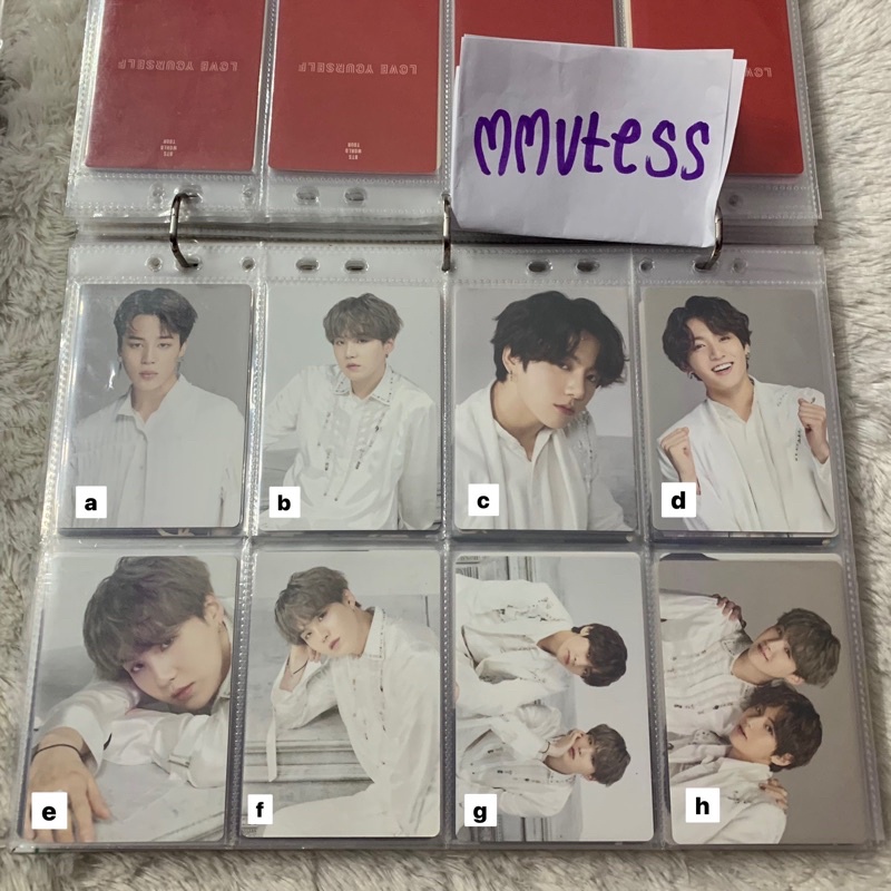 MPC MINI PHOTOCARD TAEGI BTS WORLD TOUR LOVE YOURSELF  SPEAK THE FINAL