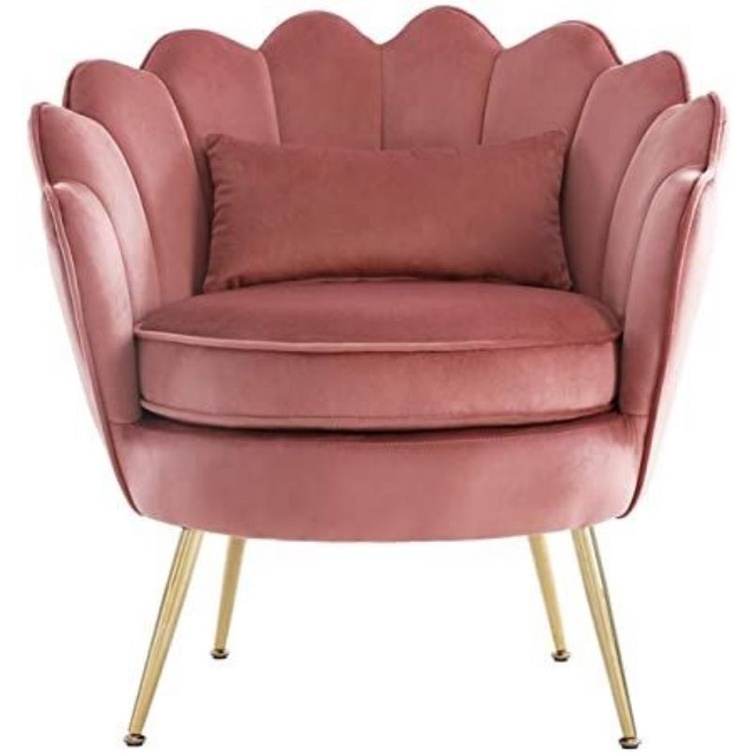 sofa single kerang sofa pink single