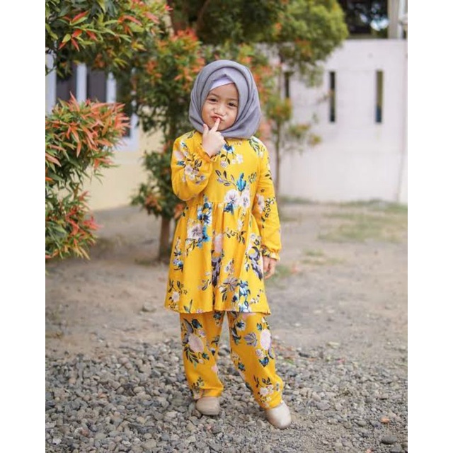 Setelan Dress / Tunik Anak / Setcel / Setelan Anak 1-5 Tahun