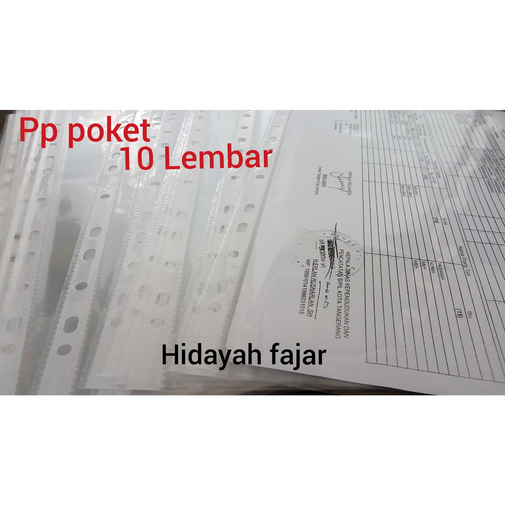 PP POCKET A4 - PP POCKET F4