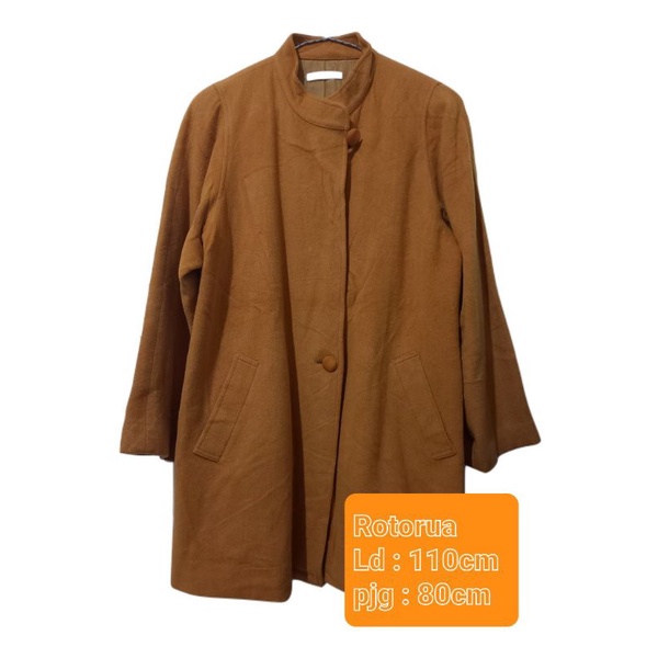 Wool Coat Second/Mustard