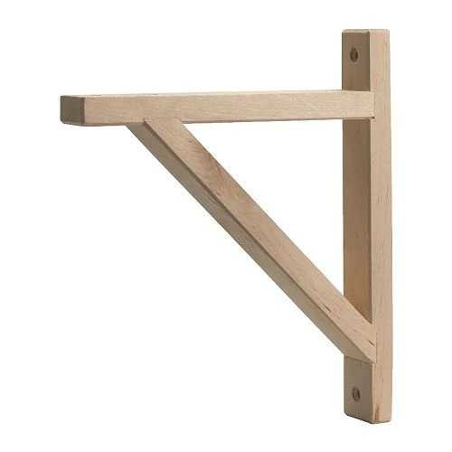 [Fzn] ~ IKEA EKBY VALTER Braket bahan kayu birch