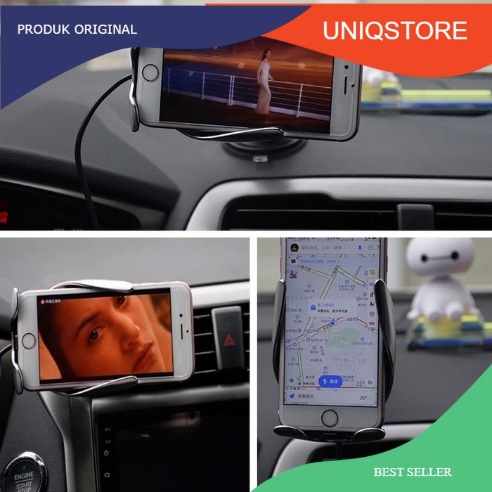 Dudukan Ponsel Sensor Pintar Wireless Charge UQ