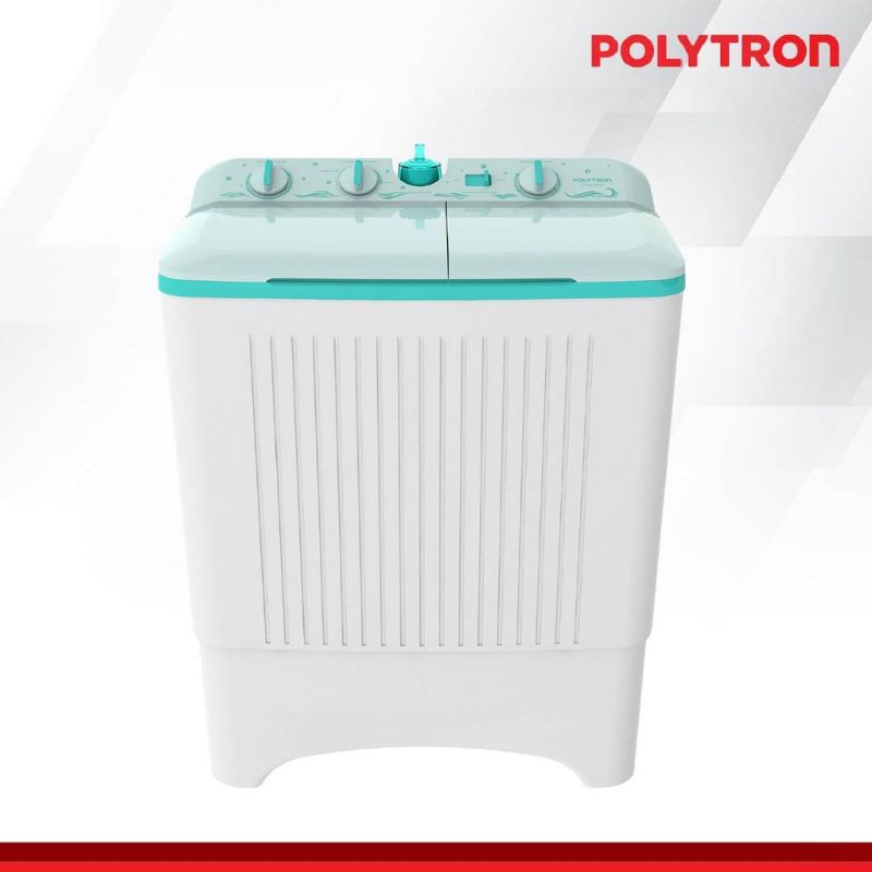 POLYTRON MESIN CUCI 2 TABUNG 7KG PWM 7076 G