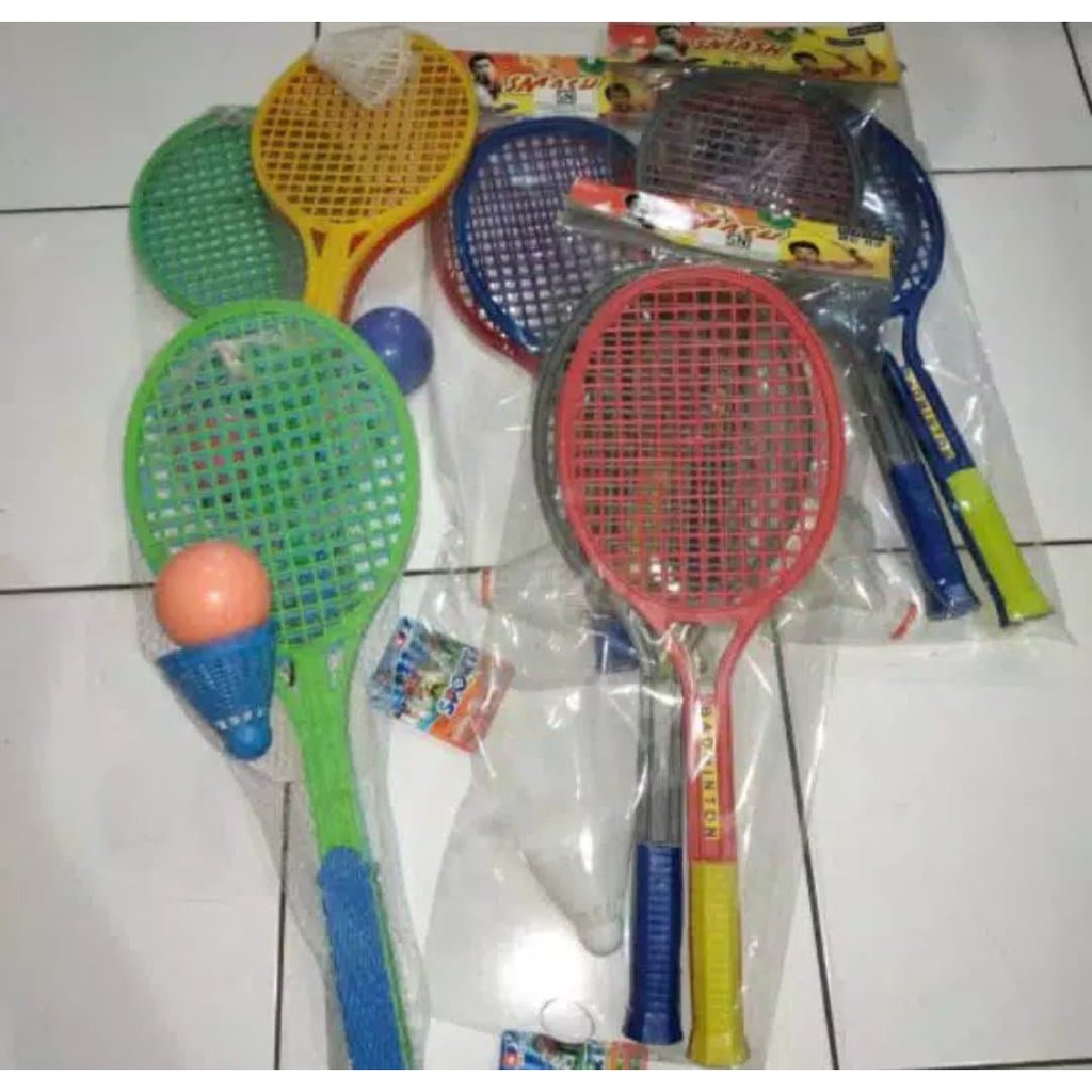 Badminton plastik anak raket plastik