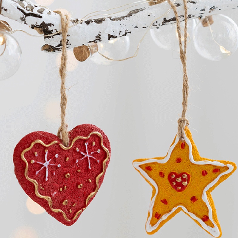 Mainan Lukisan Gantung Bahan Resin Untuk Dekorasi Pesta Natal