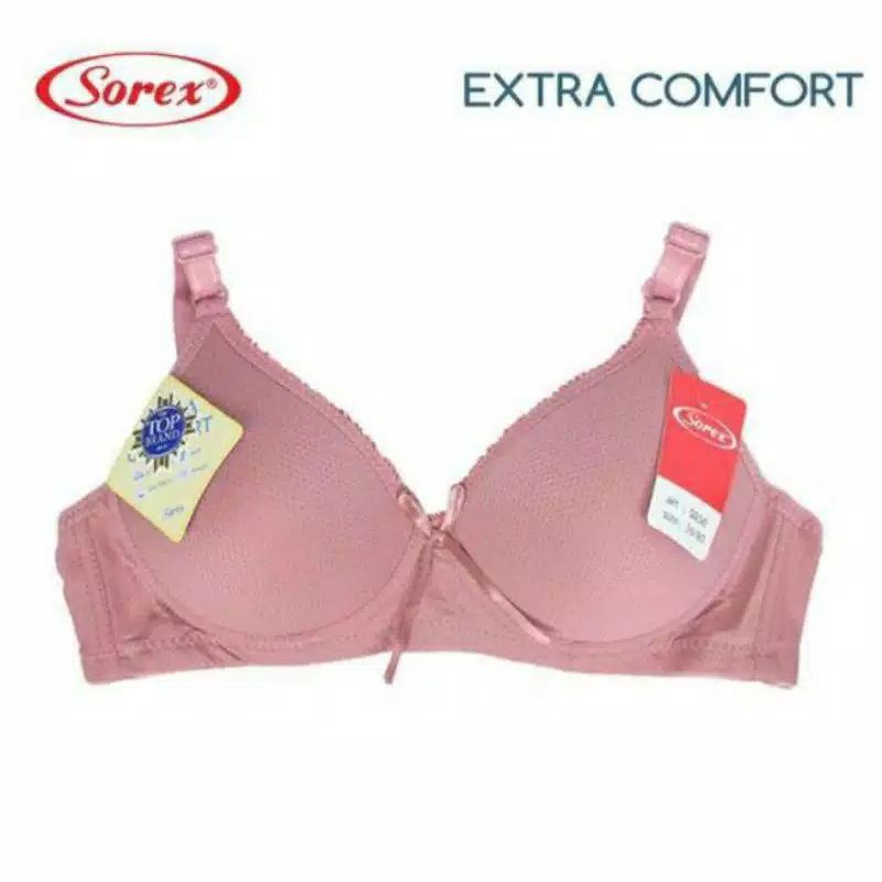 SOREX bra extra Comfort 9852 busa Tipis Tanpa Kawat Cup Besar