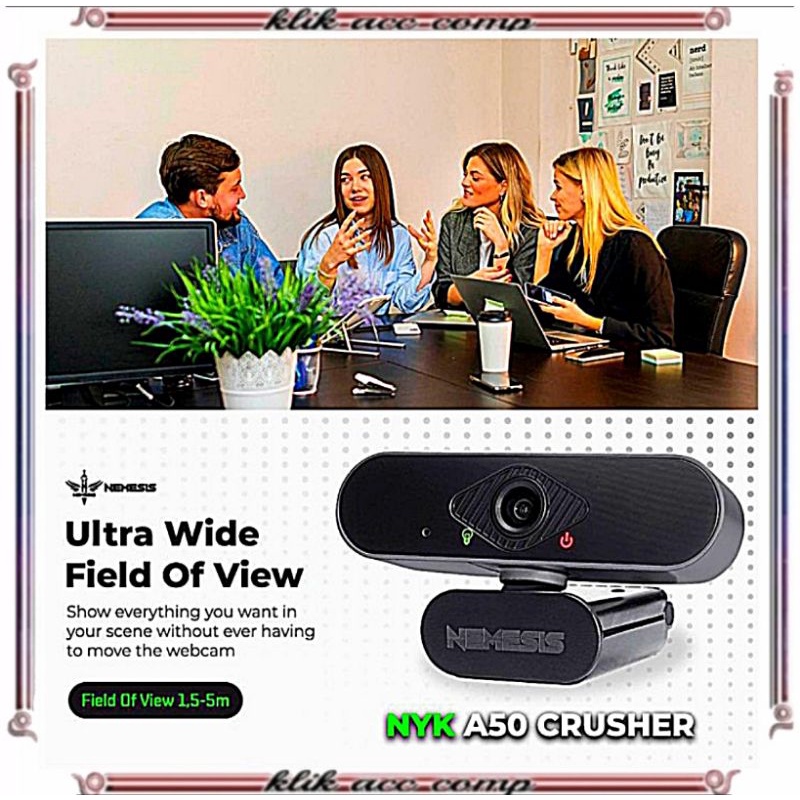 pc camera NYK NEMESIS A50 CRUSHER 1080P